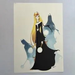 松本零士クイーンエメラルダス永遠の旅人ピエゾグラフ版画直筆サイン