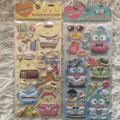 【マイコーディネートシール】ハンギョドン＆ポムポムプリン 2点