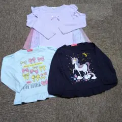 キッズ 長袖カットソー 3点セット　110