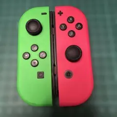 ジョイコン 動作確認済み　LR ネオングリーン　ネオンピンク