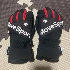 Move Sport スキーグローブ 黒/赤
