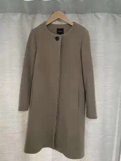 Demi-Luxe BEAMS バックフレア/ノーカラー/コート/38