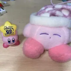 星のカービィ ナイトキャップ ぬいぐるみ マスコット、おまけフィギュア