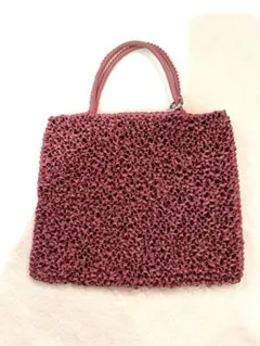 極美品✨️ANTEPRIMA ワイヤーバッグ ハンドバッグ ラウンド ピンク アンテプリマワイヤーバッグ ピンク レディース ハンドバッグ