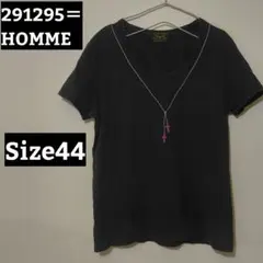【古着】291295＝HOMME ネックレス Tシャツ