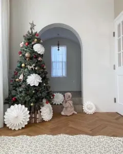 ペーパーファン クリスマス 結婚式 お食い初め 100日祝い 百日祝い 誕生日