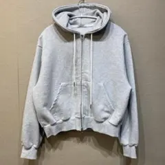 Sweat collective 無地　パーカー　グレー　短丈 Sweat collective 無地 パーカー グレー 短丈 - メルカリ