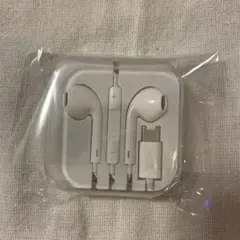 ホワイト 有線イヤホン TYPE c'