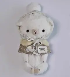 モコモコうさぎベイビー 海外作家様 ぬいぐるみ ハンドメイド アーティストベア モコモコうさぎベイビー 海外作家様 ぬいぐるみ ハンドメイド