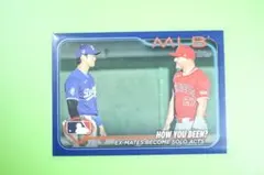 大谷翔平&トラウト 青パラ2024 Topps Update Ohtani