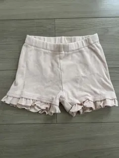 petit main フリル付きショートパンツ 90サイズ ピンク