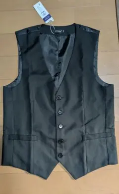 ジレ　ブラック　L メンズ