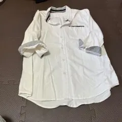 Confirm ホワイト 長袖シャツ