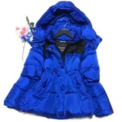 【美品】Max Mara 青 フード付きダウンジャケット　クリーニング済 2026年最新】Weekend Max Mara 素材(表地)：ナイロン レディース