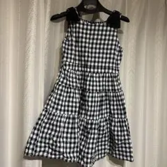 ギンガムチェック ワンピース 130