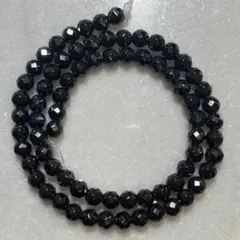 天然石　ヘマタイト 磁気入り　ラウンドカット　ビーズ　6mm 73粒