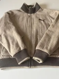 PUMA ジップアップジャケット ベージュ ブラウン