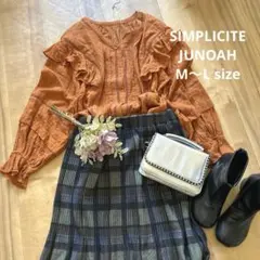 まとめ売り　コーデ売りusedアイテム2点　JUNOAH 、SIMPLICITE