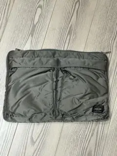 ポーター タンカー クラッチバッグ ドキュメントケース シルバーグレー