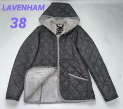 LAVENHAM ラベンハム 裏ボア 起毛 キルティングジャケット 38 グレー