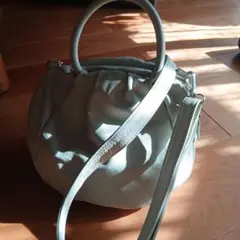 ホワイトグレー 2WAY ショルダーバッグ　ear