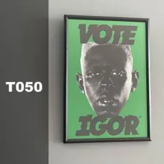【額付き】A4ポスター Tyler, The Creator hip hop