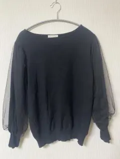 ドレスキップ DRESKIP ニット セーター 長袖 Lサイズ　無地