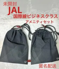 日本航空JAL ビジネスクラス　ブランケット　ピロー　スリッパ　ポーチ　スプーン 日本航空JAL ビジネスクラスブランケットピロースリッパポーチ