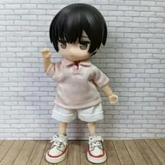 ポロシャツとハーフパンツセット（ピンク）☆ねんどろいどどーる・オビツ11服のサムネイル