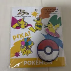 ポケパークカントー ピンズ ピカチュウ、イーブイ、フシギダネ