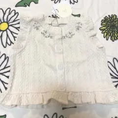 バースデイ　teteatete 花刺繍　ベスト