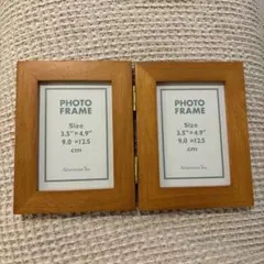 Afternoon Tea 木製フォトフレーム 二つ折り