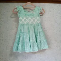 16迄限定美品 100cm ShirleyTemple ノースリーブワンピースのサムネイル