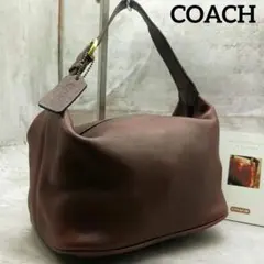 ✨美品✨ オールド コーチ クラブタンレザー スクエアポーチ ブラウン 4145