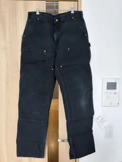 激レア USA製 Carhartt カーハート ダブルニー ブラック