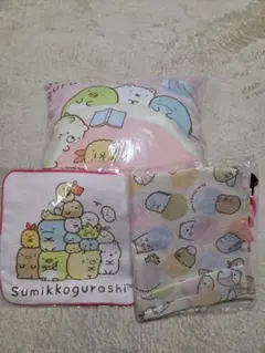 すみっコぐらし クッションとタオルセット