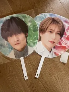 Aぇ! groupうちわ　ツアーグッズ　DNA 佐野晶哉　末澤誠也セット