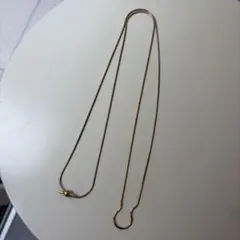 ゴールド調　調整可能 ネックレス