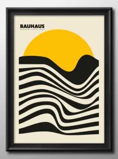 14953■ポスター アート 絵画『バウハウス　BAUHAUS』A3 マット紙