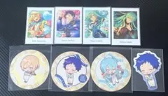 fine 天祥院英智　伏見弓弦　日々樹渉　ぱしゃっつ　コースター　ステッカー