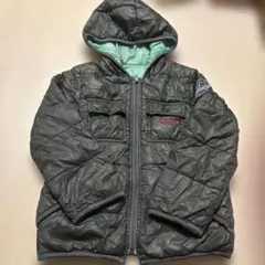 WASK リバーシブルダウンコート（カーキー・ミントグリーン）110サイズ