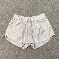 Nike ランニングパンツ プリントロゴ グレー L 迷彩柄 後ろポケット