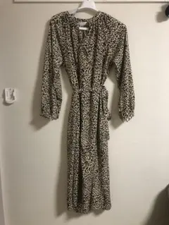 レオパード ロングワンピース