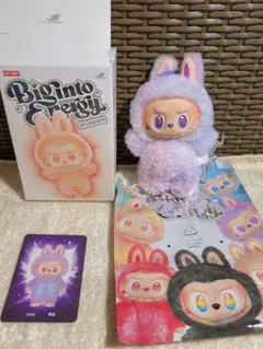 正規品labubu エナジーラブブ LUCK(パープル)