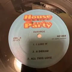 DeBARGE House Party HP-008 レコード
