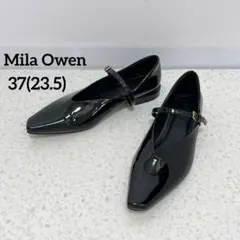 ミラオーウェン フラットシューズ