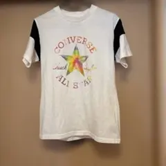 CONVERSE Tシャツ ホワイト ブラックのサムネイル