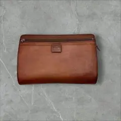 バーバリー Burberry セカンドバッグ ノバチェック ブラウン レザー