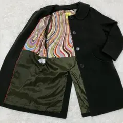 Paul Smith　ステンカラーコート　深緑　ウール　サイズ38