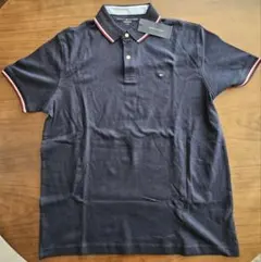 TOMMY HILFIGER ネイビー ポロシャツ L/G